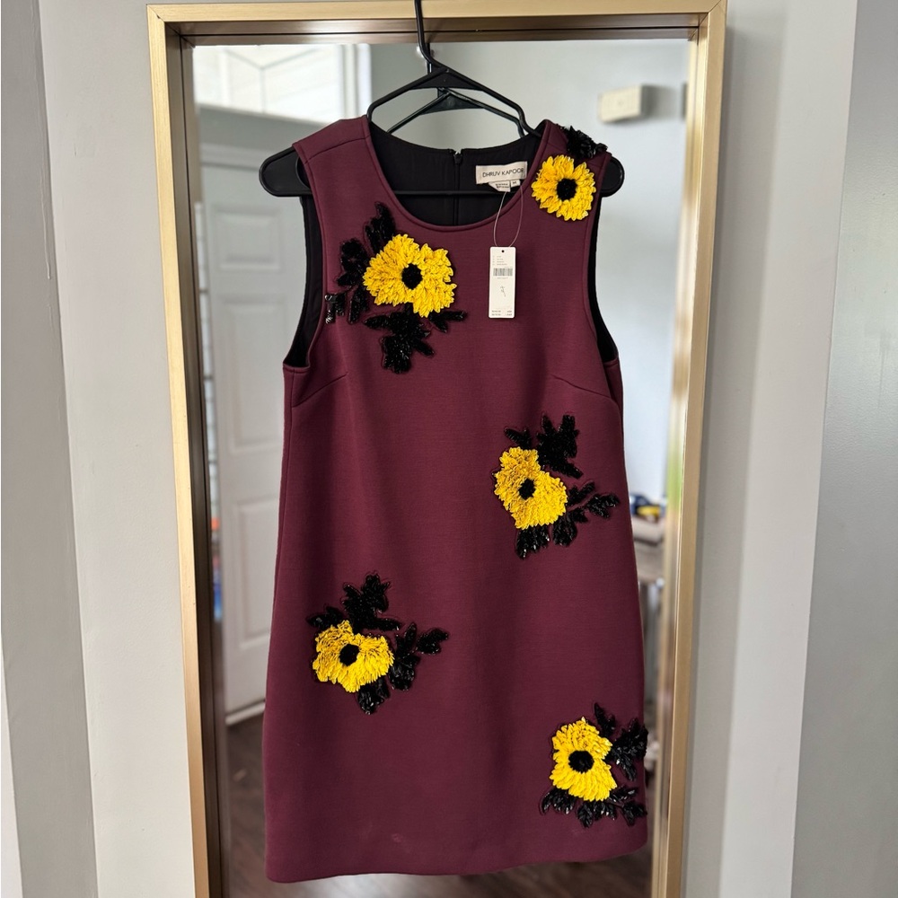 NWT Anthropologie Dhruv Kapoor Sequined Shift Mini Dress - Picture 5 of 12
